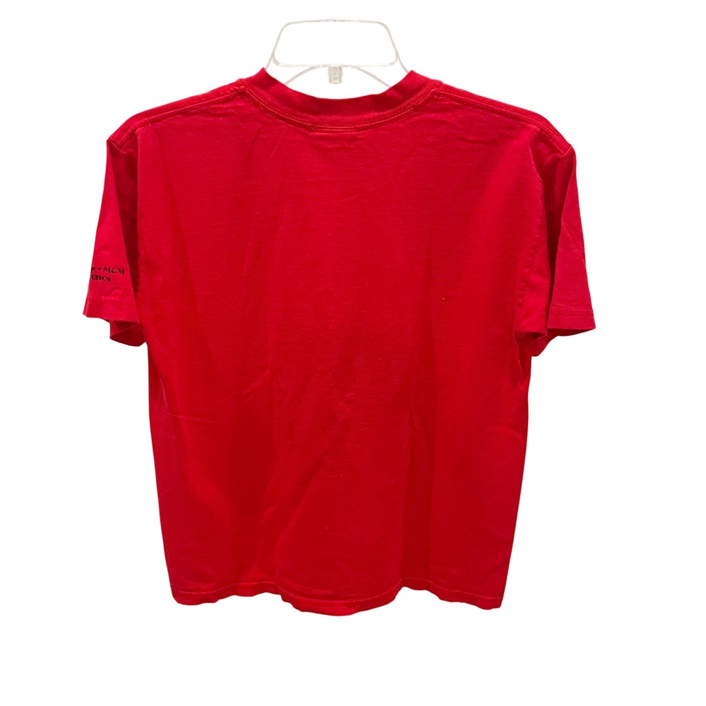 Vintage Disney Rock n Roller Coaster Red Graphic Tee Y2K Angel Wings Kids Large - Picture 3 of 12